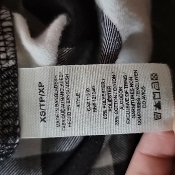 GARAGE - Boyfriend Button Down Sleeveless Plaid Shirt - Picture 4 of 4